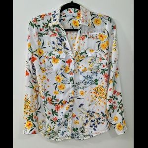 NY & Co. Floral Print Blouse